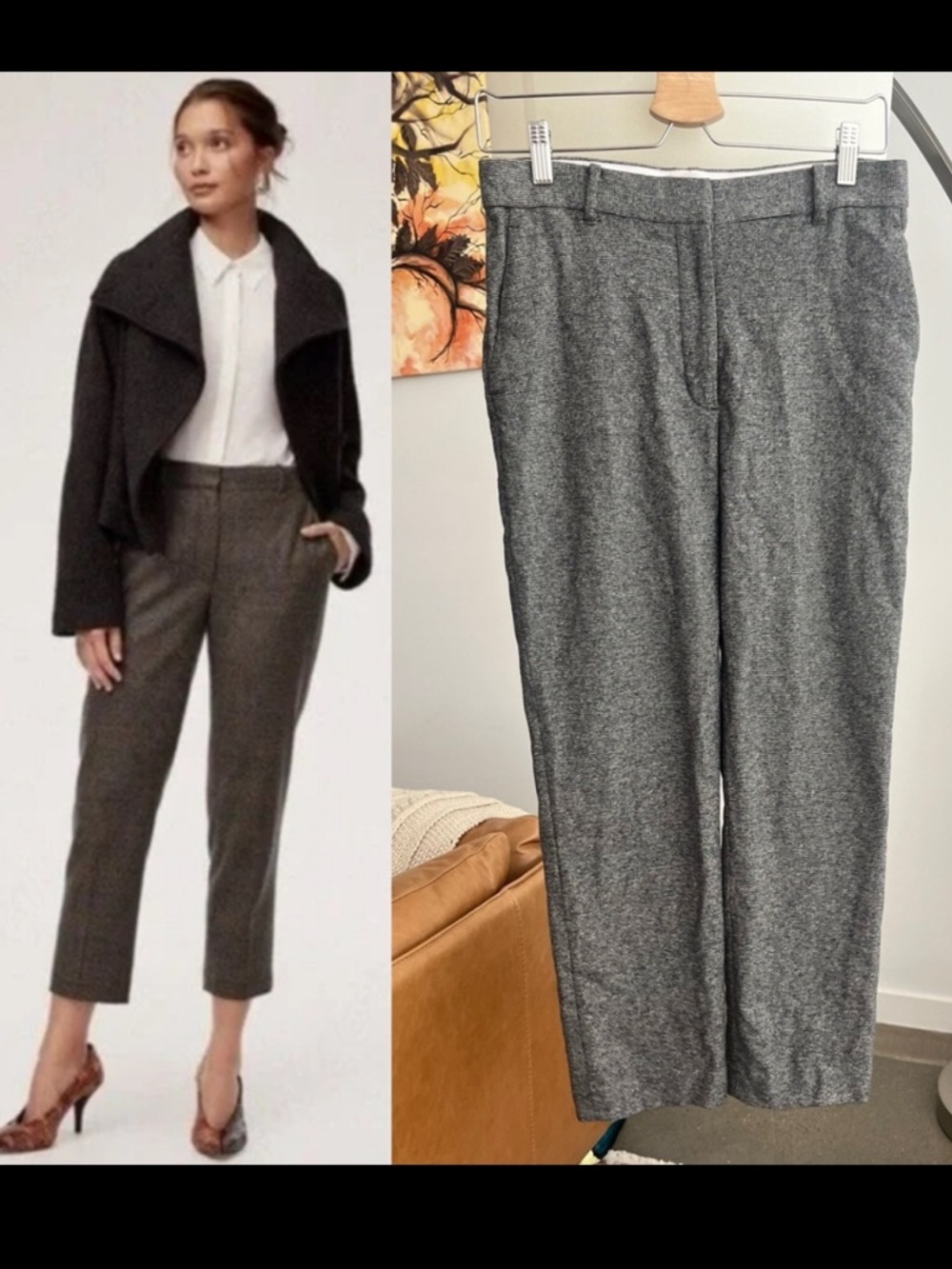 Aritzia Wilfred Gimont Wool Cashmere Ankle Pant